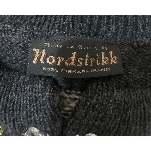 Nordstrikk Vintage Womens Norwegian Wool Sweater M Comfy Holidays Cold Weather - Picture 4 of 5